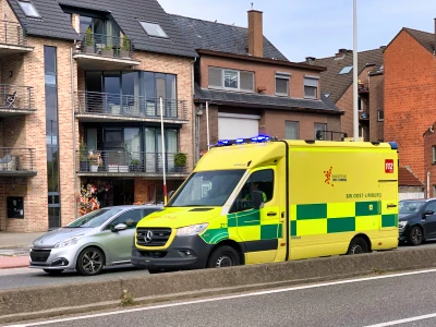 Une ambulance.
