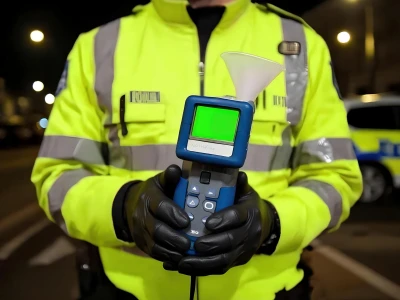 Een toestel om alcohol op te sporen.