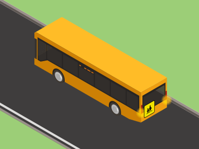Een schoolbus.